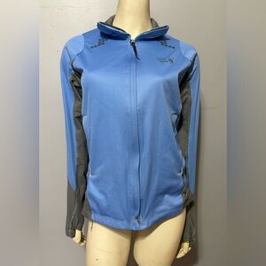 Mountain Hardwear Windstopper Soft Shell Jacket Womens Medium Reflective Blue